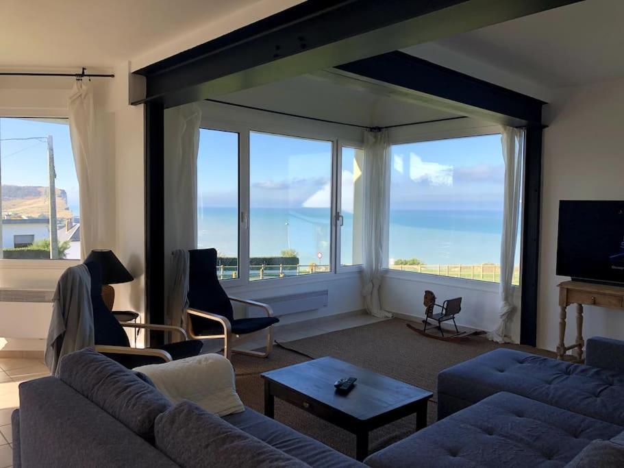 Grande Maison Chaleureuse Avec Vue Mer Imprenable 滨海克里耶勒 外观 照片
