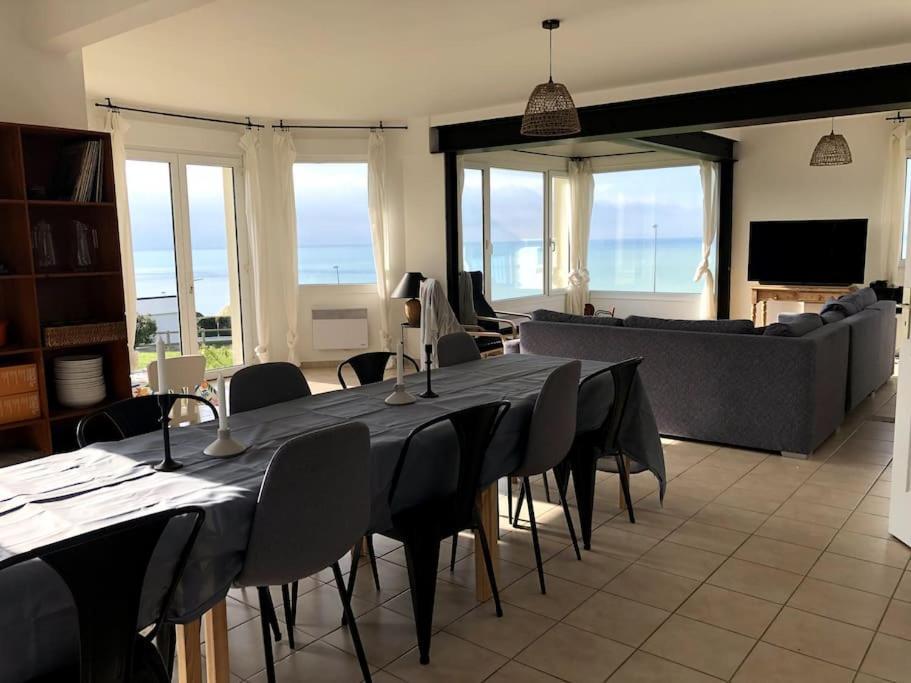 Grande Maison Chaleureuse Avec Vue Mer Imprenable 滨海克里耶勒 外观 照片